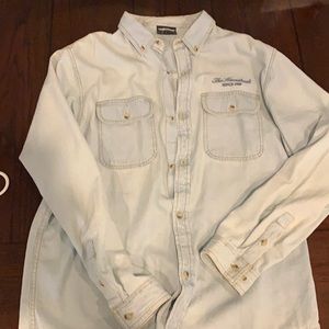 The Hundreds light blue denim L/S shirt